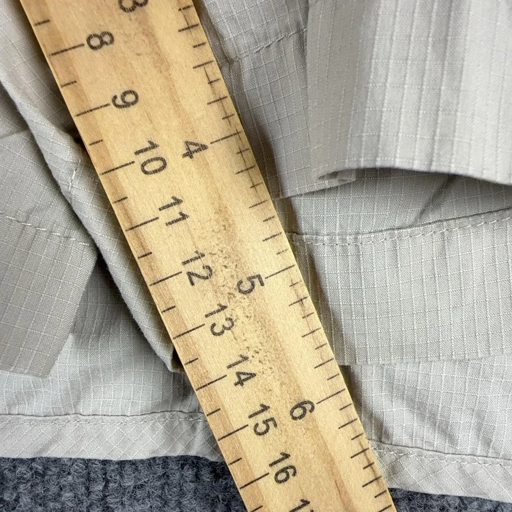 Columbia Skirt Womens 4 Beige Cotton Straight Short Zip Pockets Travel XL5007